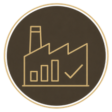 Production and Delivery process icon